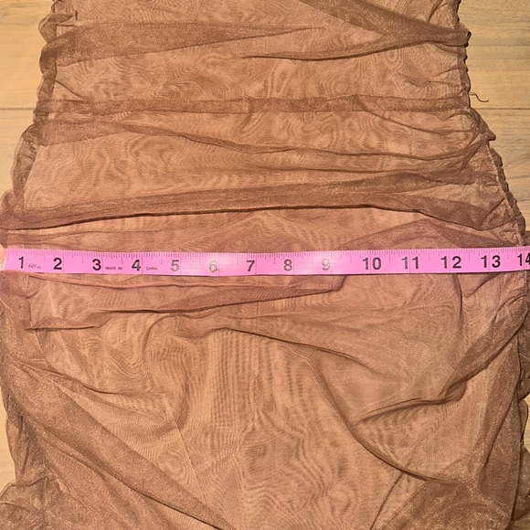 House of CB ANAIS Tulle Off-Shoulder Dress, S - Picture 9 of 10